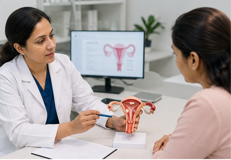 Indian patient fibroid care